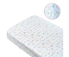 Picci Matratzenschoner Set Unicorni & Stelle-Herzen I Coccolosi - 300 g