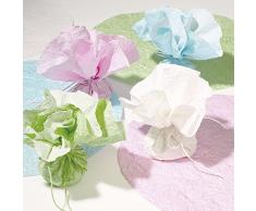 Dominique-Vivant Weiche Baby rund Wrap (32 cm, rose, 5 Stück)