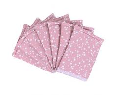 babybay Nestchen Ultrafresh Piqué passend für Modell Maxi, Boxspring, Comfort, Mini und Midi, beere Sterne weiß