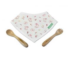 Miniland EcoFriendly Bandana und Besteck aus Holz
