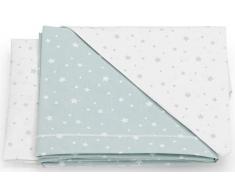 Italbaby 020.1007-003 Bettwäscheset für 3 Teile, grün