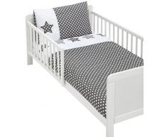 Briljant baby Bettwäsche 100 x 135 cm, Kopfkissen 40 x 60 cm, antracene