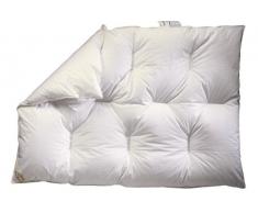 ARO Artländer 9043300 Bettdecke - Kinder - Karo, Luxus, polnische weiße neue Federn und Daunen 30%, waschbar 60°, Größe 100 x 135 cm