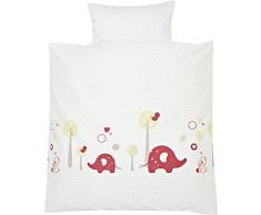 Alvi 401102277 Bettwäsche Tiergarten, brombeer