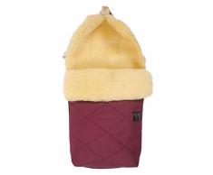 Lammfell Fußsack Natura, blackberry