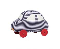 Trousselier - Zieh und Schiebespielzeug - Nachziehtier - Auto Groß 29 cm - Ideales Geburtsgeschenk - Farbe blau