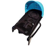 libelulle MiniMak Babywippe faltbar Verdeck Fliegengitter blau