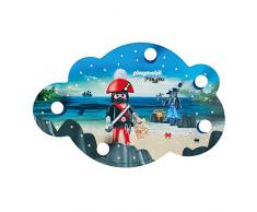 ELOBRA Bildwolke PLAYMOBIL Pirates, Wand-/ Deckenleuchte, 40 LEDs warmweiß, 230V, E14, max 5 x 40 Watt, 136188