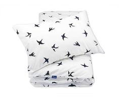 Pepi Leti 685843715474 Schwalben Premium Hochwertige Kinderbettwäsche, mehrfarbig
