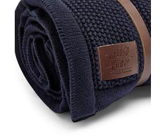 The Little Green Sheep Baby-Decke, gestrickt, Fleece