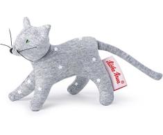 Käthe Kruse 0178372 Mini Greifling Katze, Sterne grau