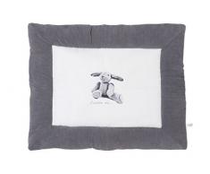 Little Naturals 017-513-64951 Krabbeldecke, 80 X 100 cm, Bunny grau