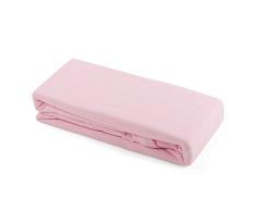 Junior Joy 6230PI Bett Baumwolle Spannbetttuch, 2 Stück, rosa