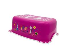 Maltex Baby WC-Training Schritt Hocker, pink, Little Bär und Freunde