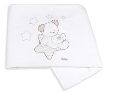 ITALBABY Sweet Star Decke für Babybett, Pink