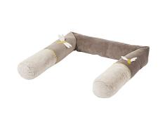 FEHN 064575 Nestchenschlange Australia / Weiche Bettumrandung für Babybett, Kinderbett, Laufgitter, Stubenwagen, für Babys und Kleinkinder ab 0+ Monaten