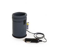 Hauck Feed Me Auto Fläschchen-/Babykostwärmer, für Gläschen, Becher und Fläschchen, für 12-Volt KFZ-Anschlüsse, grau