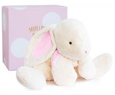 Doudou et Compagnie 1245 Lapin Bonbon Stofftier, mit Platz für Pyjama, Rosa