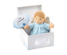 Sterntaler Spieluhr Schutzengel, Integriertes Spielwerk, Größe: 27 cm, Blau