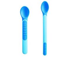 Mam, hitzeempfindliche Löffel zum Füttern, mit Deckeln