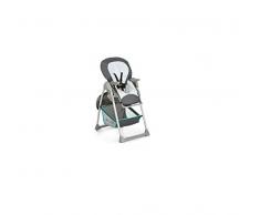 Hauck Sit’n Relax Newborn Set – Neugeborenen Aufsatz und Kinderhochstuhl ab Geburt, mit Liegefunktion / inkl. Spielbogen, Tisch, Rollen / höhenverstellbar, mitwachsend, klappbar, Hearts grau