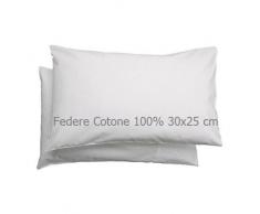 Set 2 Kissenbezug für Kissen 30 x 25 cm Neugeborene Baby Baumwolle 100%