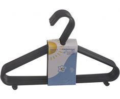 Bieco Kleiderbügel Kinder 32 St. Schwarz | Länge ca 30 cm | Baby Kleiderbügel | Kunststoff Kleiderbügel Kinder Baby | Baby Organiser Für Kleiderschrank | Kleiderbügel Baby | Baby Clothes Hangers
