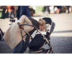 Najell Fußsack für Kinderwagen Wintercover, Schwarz