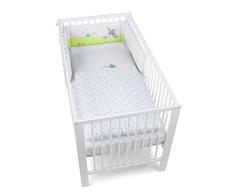 Sterntaler Bett-Set, Kopfkissen, Bettdecke und Bett-Nestchen, Esel Erik, Alter: Für Babys ab der Geburt, Mehrfarbig