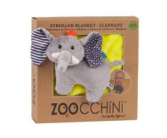 Zoocchini Buddy Kinderwagen-Decke, Elefant/Gelb