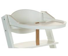 Treppy 1014 ein zusätzlicher Schreibtisch zum Kinderstuhl Playtray, weiß