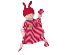 Sigikid 38853 Schnuffeltuch Wichtelchen, 26 x 20 x 6 cm, Pink/Grün/Rosa