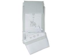 Foppapedretti 9900279115 Komplettes Bett, Weiß