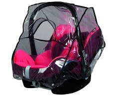 sunnybaby 13224- Universal Regenverdeck, Regenschutz für Babyschale, Baby-Autositz (z.B. Maxi Cosi, Cybex, Kiddy uva.)| Kontaktfenster | abdeckbare Trageöffnung | glasklar | Qualität: MADE in GERMANY