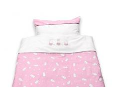 Miffy Bettwäsche Bettdeckenbezug 100x135 cm und Kopfkissenbezug, 40x60 cm, old pink