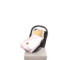 Kaiser 6534195 Babyschalen Fußsack Emma, denim rose, rosa