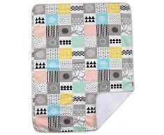 Ideenreich 2565 IDEENREICH 2565 Babydecke, Quadrate, 70 x 90 cm, mehrfarbig