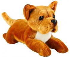 Suki Gifts 12148 Liegender Staffordshire Bull Terrier Hund Kuscheltier, mehrfarbig