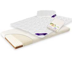 Träumeland AusstattungsSET NATUR comfort 60 x 120 cm (Matratze, Einziehdecke/Kissen, Spannbetttuch)