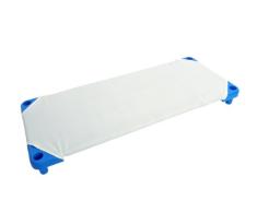 Jollein 510-507-64615 Spannlaken Baumwolle, 60 x 120 cm, für kleiner Bett, weiß