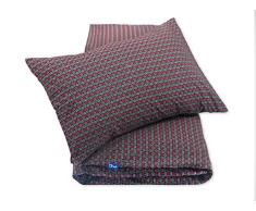 Pepi Leti 685843715573 Herzen auf schwarz Premium Hochwertige Kinderbettwäsche, mehrfarbig