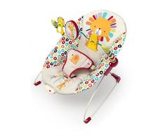 Bright Starts, Babywippe, Playful Pinwheels mit Vibrationen, abnehmbarem Spielbogen und interaktiven Spielzeugen