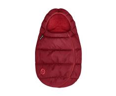 Maxi-Cosi Fußsack, kuschelig warm und passend für alle Babyschalen, nutzbar ab der Geburt bis ca. 1 Jahr, 40-80 cm, essential red