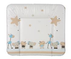 Schardt Wickelauflage Banjo blau, abwischbare Folie, 84 x 74 cm