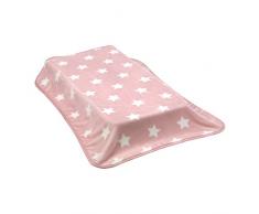 Cambrass 39103 Tagesdecke Raschel Bett, 110 x 140 cm, Star rosa