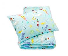 Pepi Leti 685843715344 Meer Premium Hochwertige Kinderbettwäsche, mehrfarbig