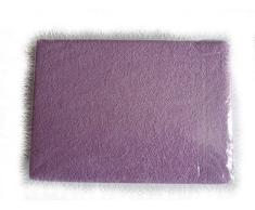 blueberryshop 2 Stück Frottee Spannbetttuch für Kinderzimmer/Babybett/Moses Korb/Kinderbett, 90 cm Länge x 40 cm Breite, Violett