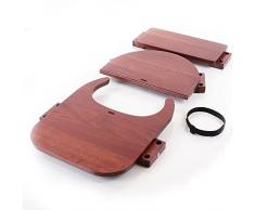 babybay Hochstuhlumrüstsatz für Original, Maxi und Comfort, dunkelbraun lackiert