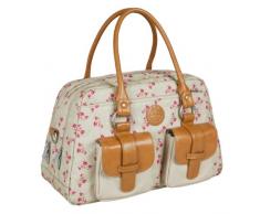 Lässig Vintage Metro Bag Wickeltasche/Babytasche inkl. Wickelunterlage Rosebud Fairytales