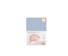 Pinolino 540004-2D Doppelpack Spannbetttuch, hellblau